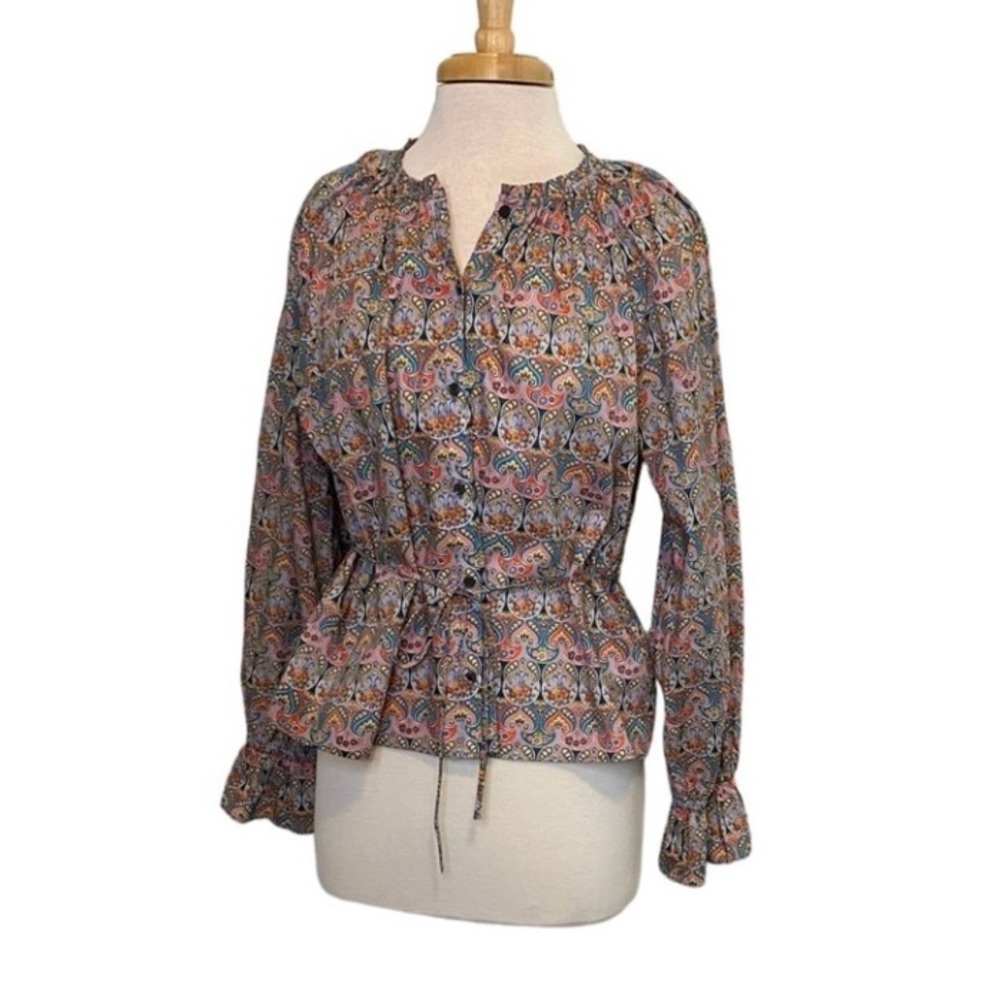 JCrew Liberty Print Blouse